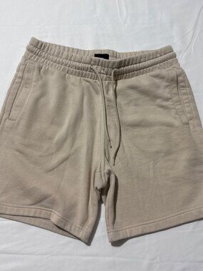 H&M Regular-Fit Sweatshorts Cream Size M